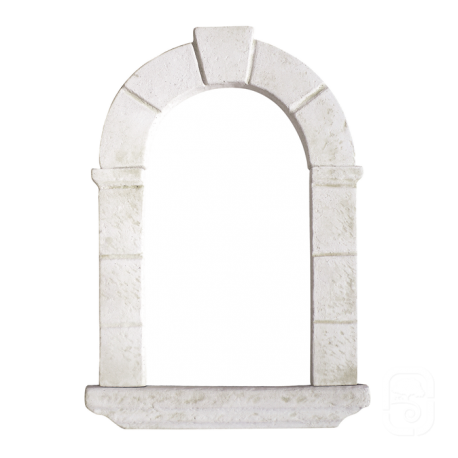 Niche en pierre reconstituée ton blanc Niche en pierre reconstituée ton blanc