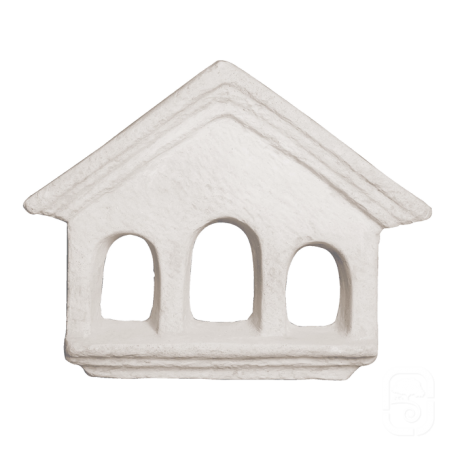 Pigeonnier chapiteau en pierre 3 entrées ton blanc Pigeonnier chapiteau en pierre 3 entrées ton blanc