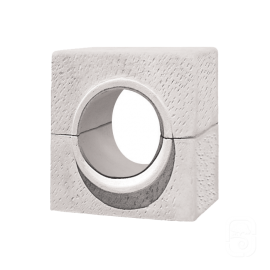 Oeil de boeuf blanc à encastrer