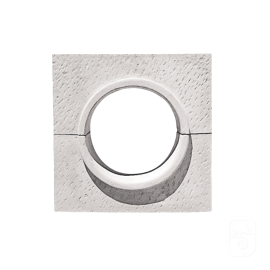 Oeil de boeuf blanc à appliquer