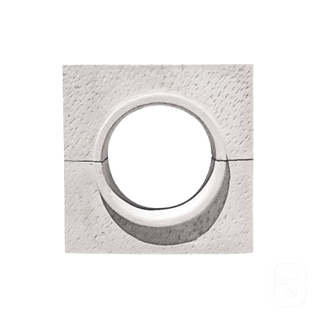 Oeil de boeuf blanc à appliquer Oeil de boeuf blanc à appliquer