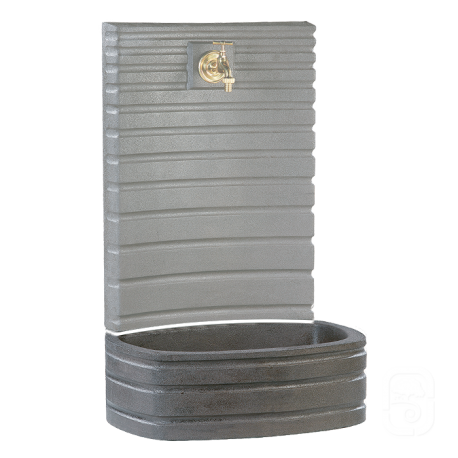 Bac anthracite pour fontaine murale 630 Bac anthracite pour fontaine murale 630