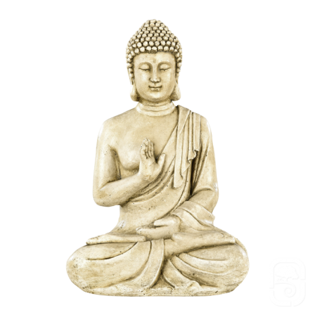 Statue Bouddha Hindou Assis ton vieilli