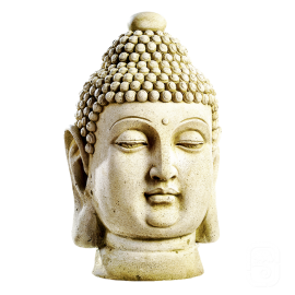 Statue Tête de Bouddha - H 42cm