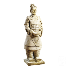 Statue Guerrier chinois Xian - H 102cm