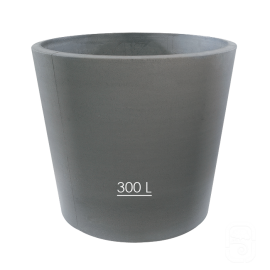 Pot XXL 278 béton pressé anthracite - 300L