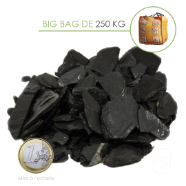 Paillettes ardoise noire 10/50 - Big bag 250 Kg