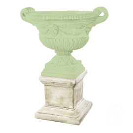 Base carrée Renaissance ton pierre vieilli