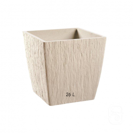 Bac carré Paloma MM Ivoire  - 38cm