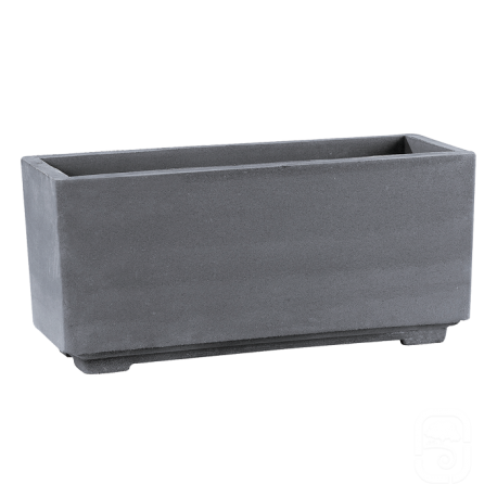Bac béton pressé anthracite - 92cm Bac béton pressé anthracite - 92cm