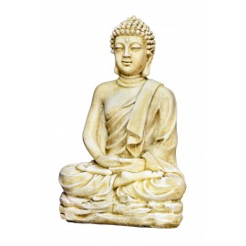 Statue Bouddha Kadampa ton vieilli - H 96 cm