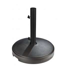 PIED DE PARASOL ROND TON ARDOISE