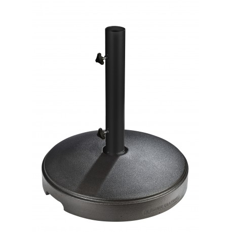 PIED DE PARASOL ROND TON ARDOISE