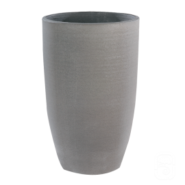 Vase haut béton pressé anthracite - 40 x 64 cm