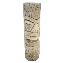 Totem Maori ton pierre H 80 cm