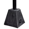 Lest pour tonnelle et pergola 46 kg ton ciré noir