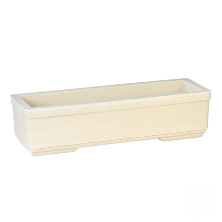 Jardinière 602 marbre blanc - 57cm Jardinière 602 marbre blanc - 57cm