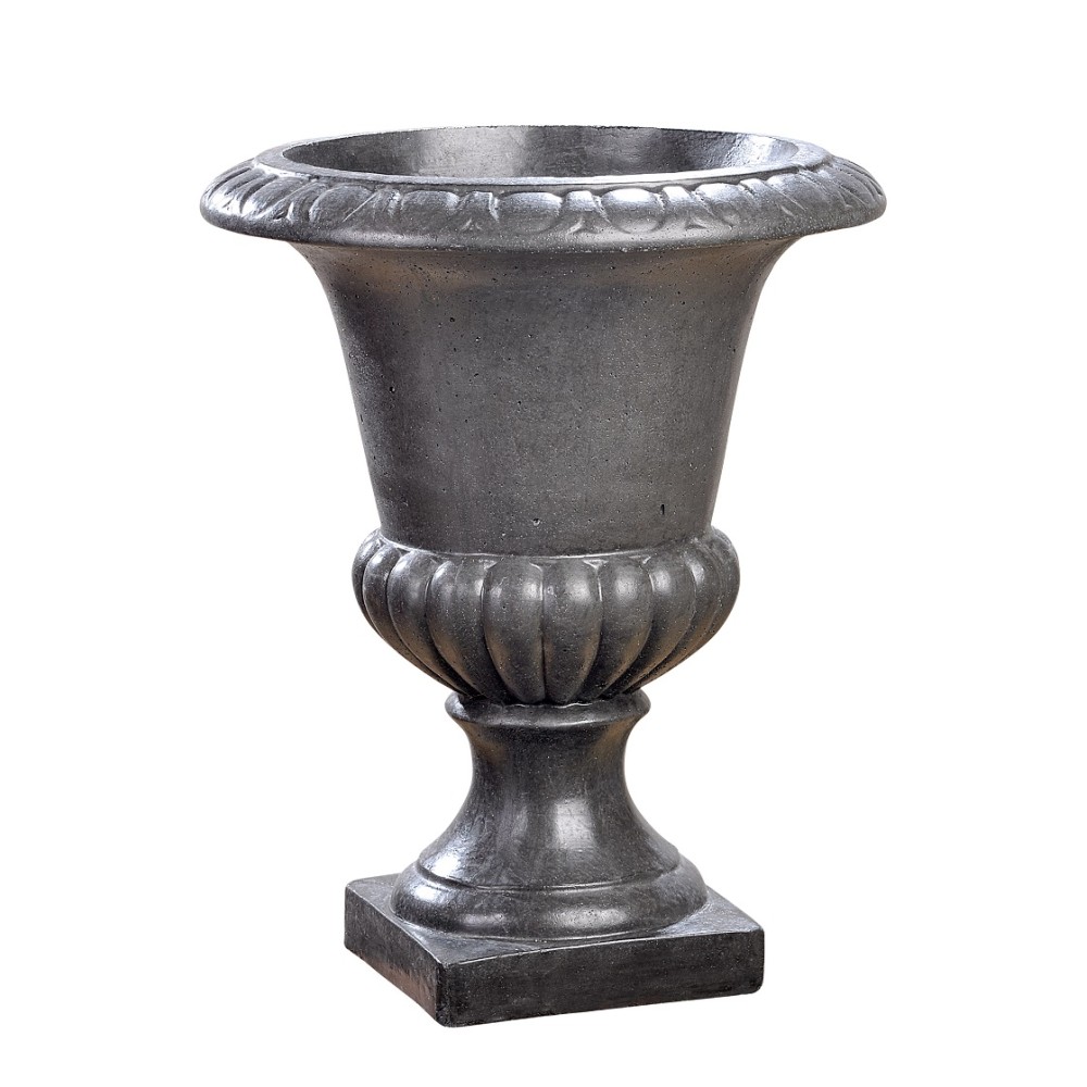 Vase Médicis M2 béton ciré ardoise - Ø42 cm