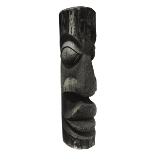 Totem Maori H 140 cm (proposé en 2 teintes)