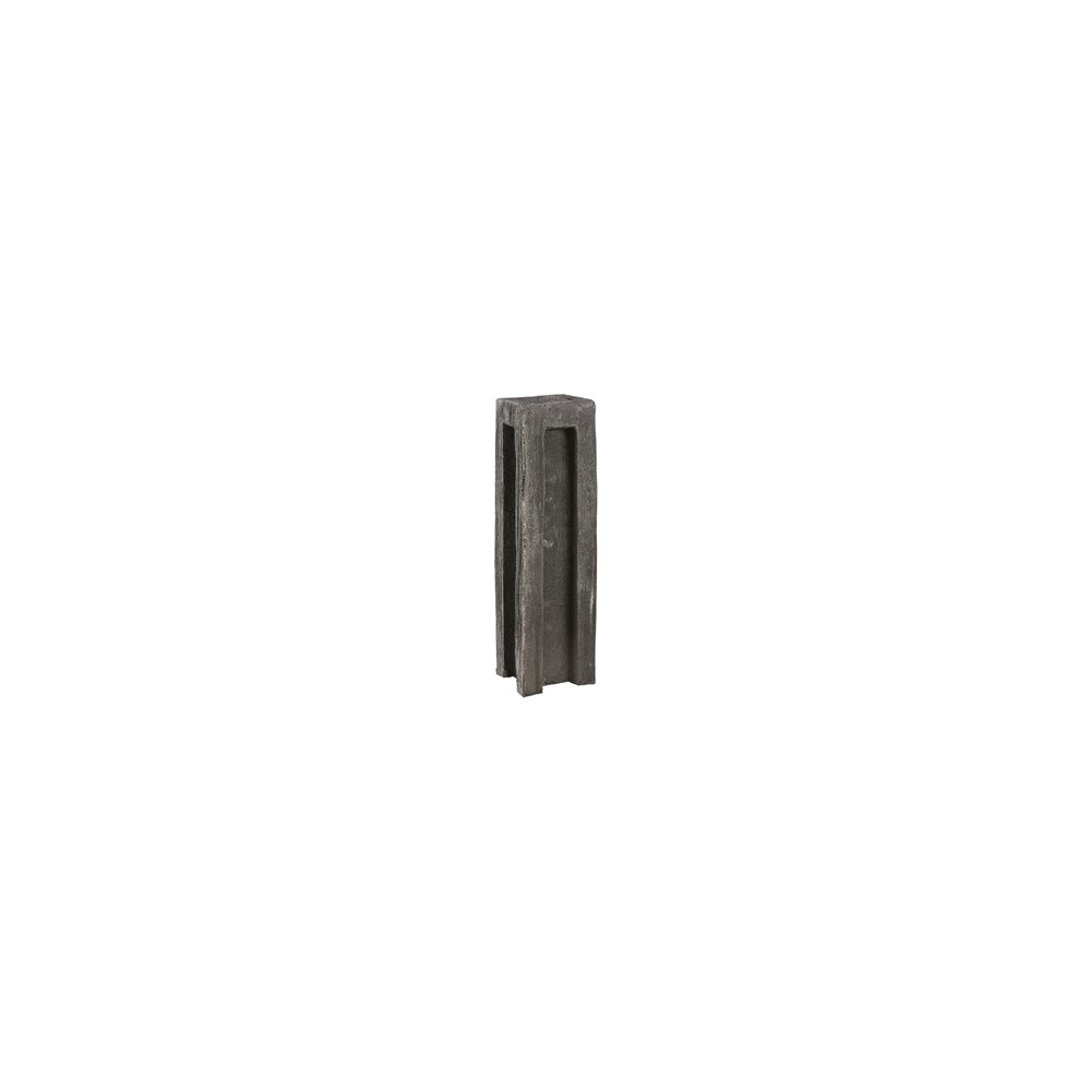 Bloc schiste d'angle ton anthracite