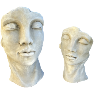 Duo visage ton vieilli