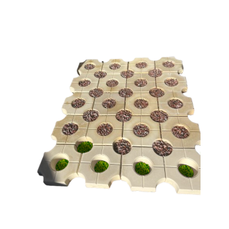 Blocs stabilisateurs à engazonner ou à gravillonner...