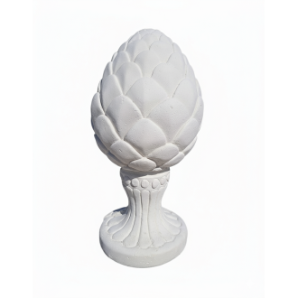 Pomme de pin ton blanc