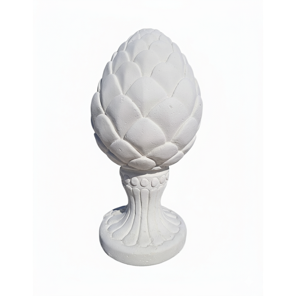 Pomme de pin ton blanc