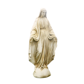 Vierge 75 cm ton vieilli