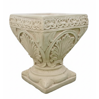 Vase carré ton vieilli