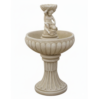 Fontaine sur coupe enfant à la coquille (sans pompe)