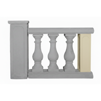 Petit pilier pour balustre ton pierre