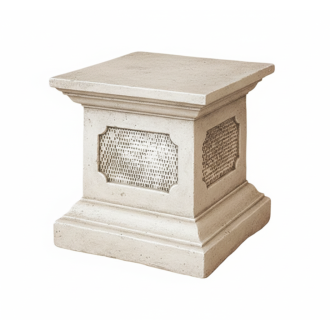 Base carrée ton pierre vieillie