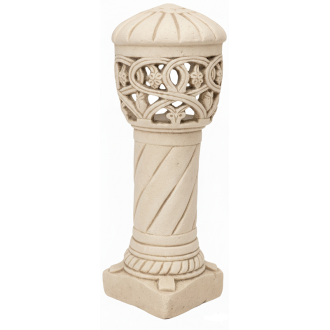 Lanterne Japonaise sur pied ton vieilli