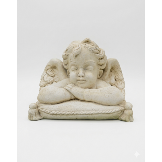 Angelot rêveur 18 cm ton vieilli