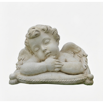 Angelot endormi 18 cm ton vieilli