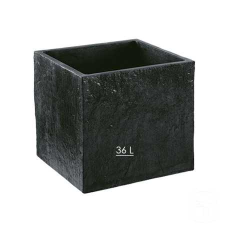 Bac carré Quiberon MM Ardoise - 38cm Bac carré Quiberon MM Ardoise - 38cm