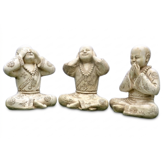Trio bonzes de la sagesse ton vieilli