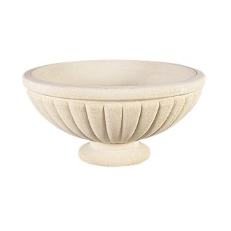 Vasque 295 pierre reconstituée ton blanc - Ø 66 cm