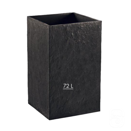 Bac carré haut Quiberon Ardoise MM - 38X70cm Bac carré haut Quiberon Ardoise MM - 38X70cm