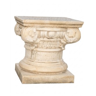 Colonne antique ton vieilli