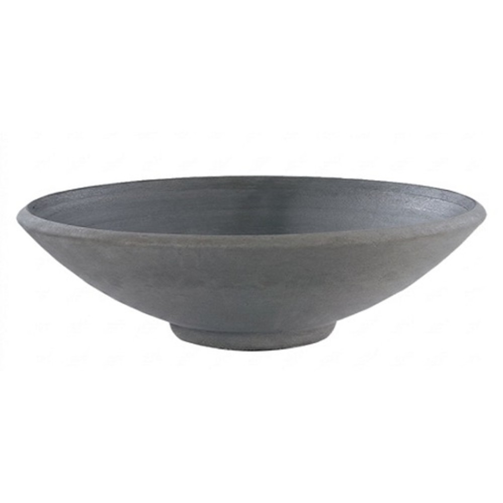 Coupe en béton pressé Ø 65 cm ton anthracite