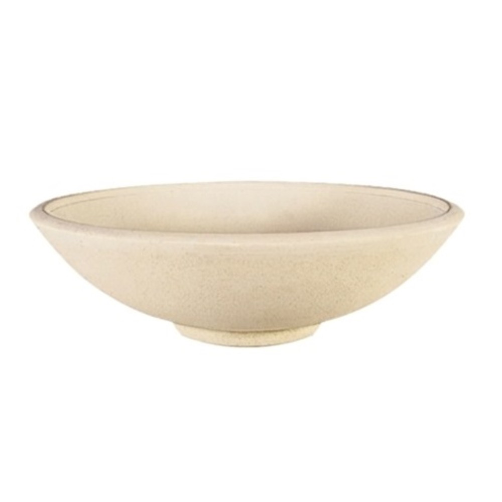 Coupe en béton pressé Ø 88 cm ton blanc