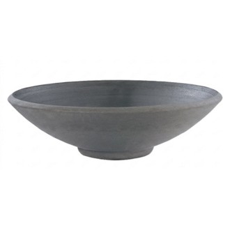 Coupe en béton pressé Ø 108 cm ton anthracite