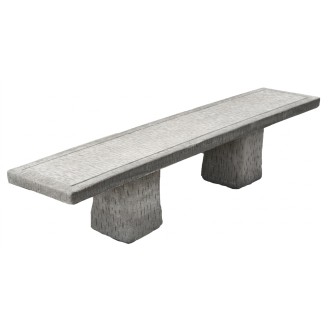 Grand banc 200 cm ton gris vieilli