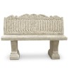Banc renaissance décoré ton vieilli