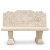 Banc renaissance lisse ton vieilli