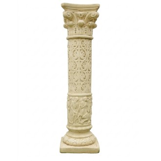 Colonne grecque Hermès 75 cm ton vieilli