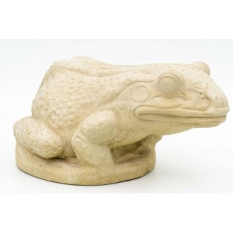 Crapaud hauteur 30 cm ton vieilli