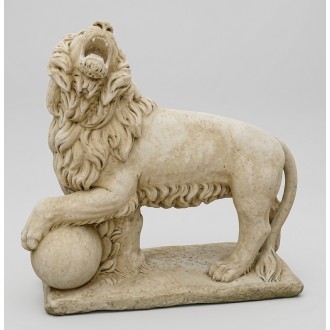 Lion à la boule gauche ton vieilli